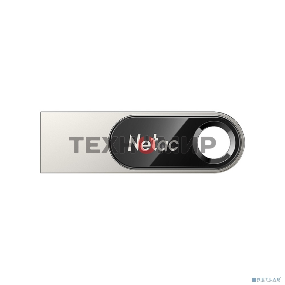 Флешка USB Netac U278 (NT03U278N-008G-20PN), 8Gb, USB 2.0, R/W 50/10, серебристый/черный