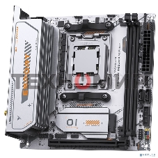 Материнская плата MAXSUN MS-eSport B650ITX WIFI ICE, AM5, AMD B650, 2xDDR5, 2xSATA, 2xM.2, 1xPCIe 5.0 x16, 1xHDMI 1.4, 1xDP, 1x2.5Gb LAN, Wi-Fi 6, Bluetooth 5.2, 2xUSB-A 5Gbps, 4xUSB-A 2.0, 3x3.5 мм, 7.1, Mini-ITX