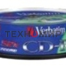 Диск CD-R Verbatim 700Mb 52x Cake Box (25шт) (43432)