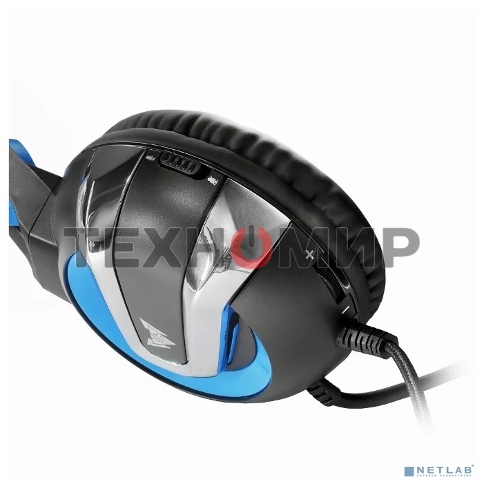 Гарнитура проводная игровая CROWN CMGH-3101 Black&blue