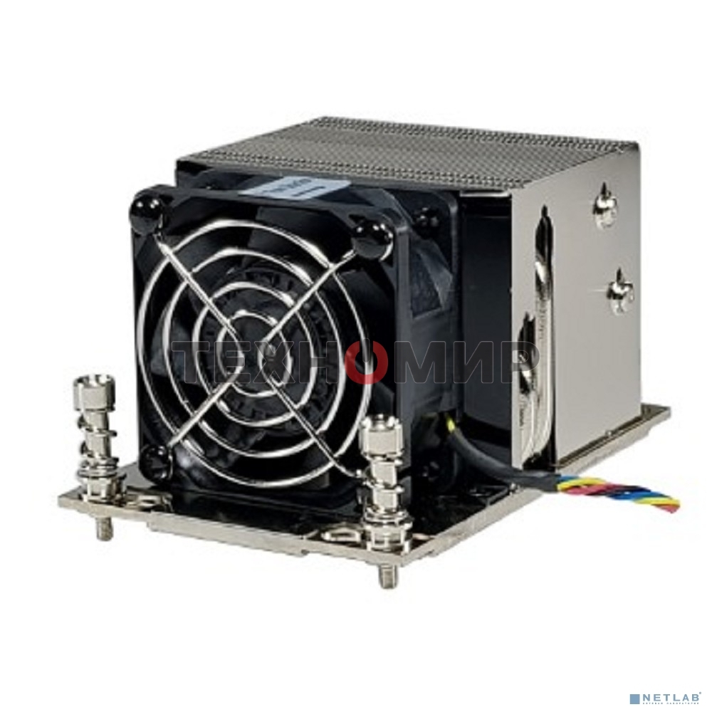 Кулер для сервера Ablecom ACL-S20080 серебристый, 60 мм, алюминий/медь, 8400 об/мин, 52 дБ, 4 pin, 290 Вт, 64 мм