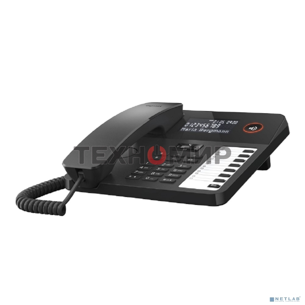 Телефон проводной Gigaset DESK600 черный