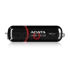Флешка USB ADATA UV150 (AUV150-32G-RBK), 32Gb, USB 3.0, R/W 100/30, черный