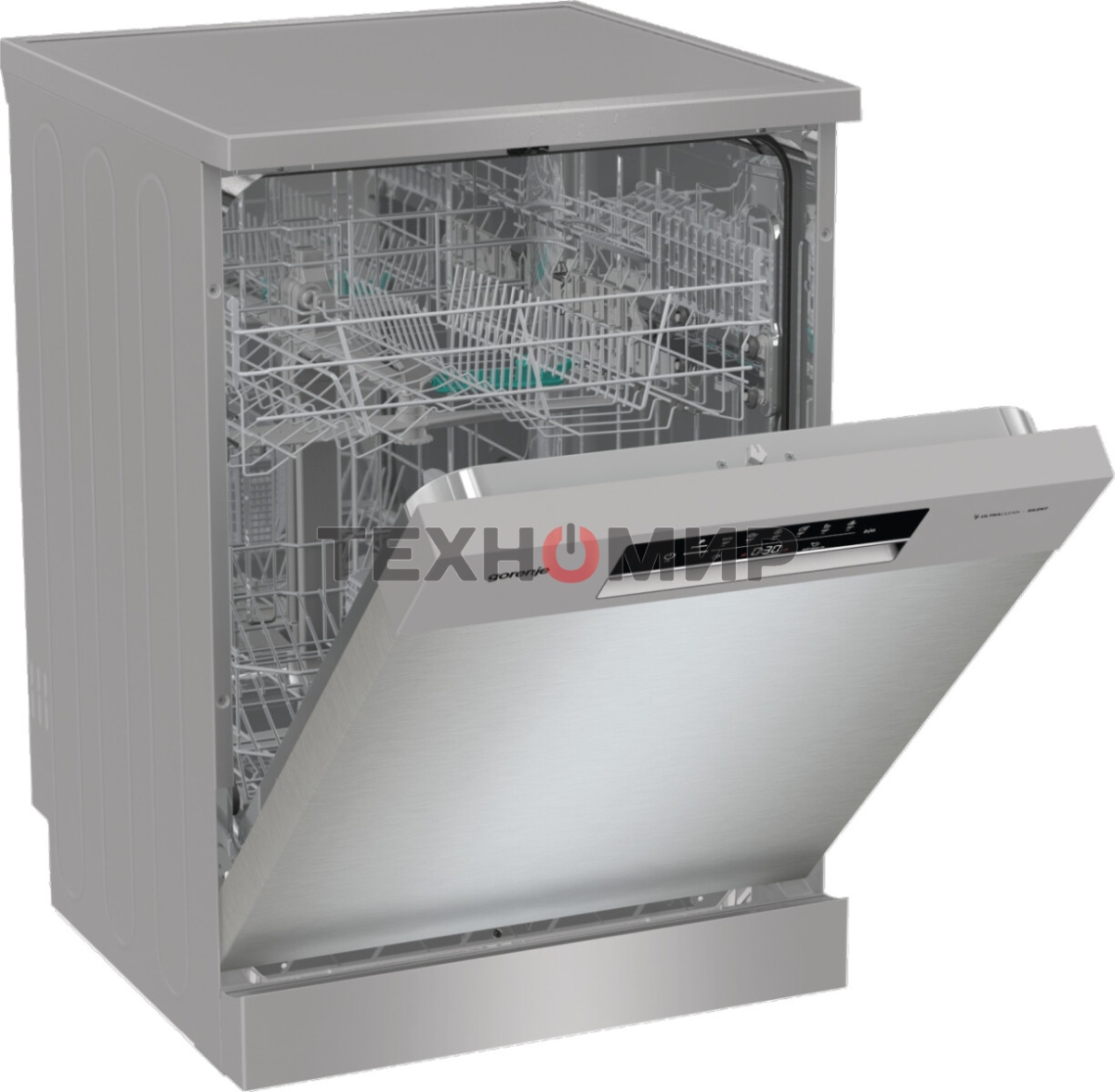 Посудомоечная машина Gorenje GS642E90X, серебристая, 59.9 см, 13 компл., 47 дБ, класс A++