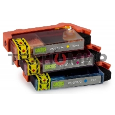 Картридж струйный Cactus СS-CD972/3/4 №920XL голубой/желтый/пурпурный (43.8 мл) для HP Officejet 6000/6500/7000/7500