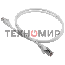 Патч-корд Lanmaster LSZH FTP кат.5e, 1.0 м, белый