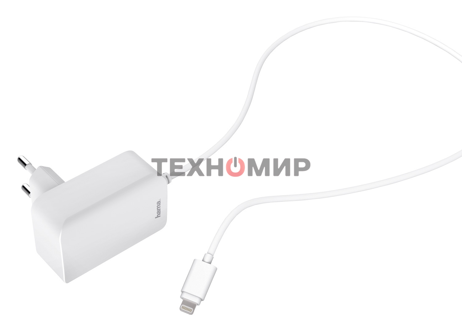 Сетевое зар./устр. Hama H-178342 2.4A для Apple белый (00178342)