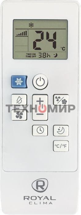 Мобильный кондиционер Royal Clima RM-TS17CH-E 5800 BTU, 17 м², 52 дБ, охлаждение, осушение, белый