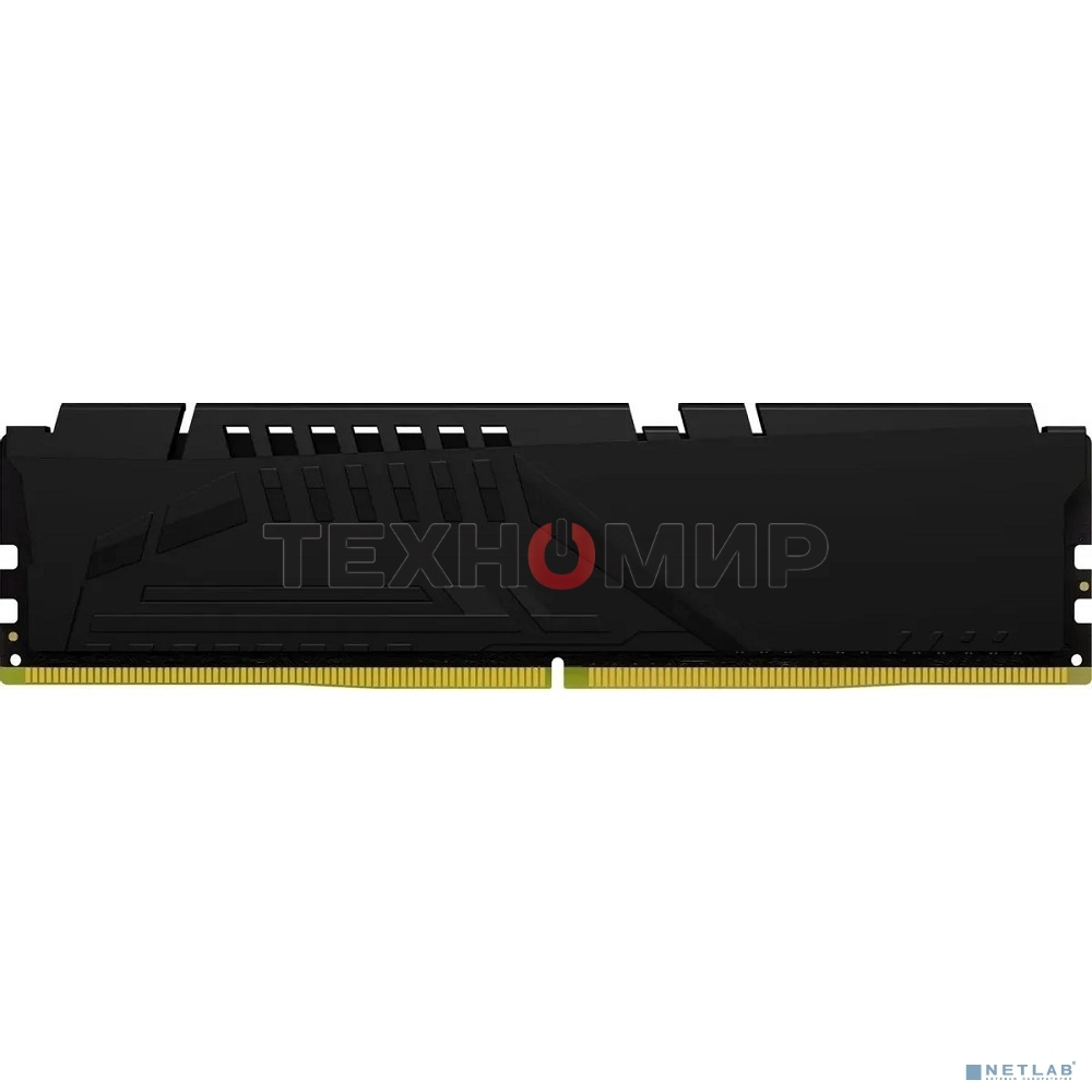 Оперативная память Kingston Fury Beast Black, DDR5, 32GB (1x32GB), 5600 MHz, CL36, с радиатором, чёрный