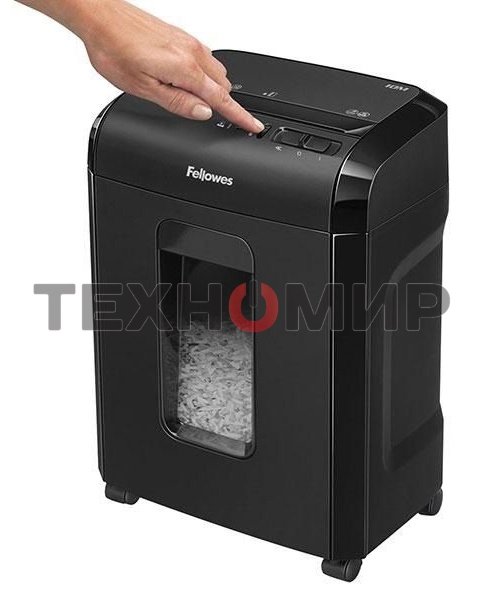 Шредер Fellowes Powershred 10M FS-4630601 DIN P-5, 2х15мм, 10лст., 19лтр., Safety Lock, с микрорезкой