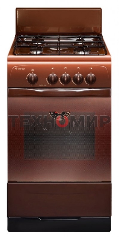 Плита газовая Gefest ПГ 3200-08 К19 коричневый, конфорок 4 шт, духовка 42 л, 50 см x 85 см x 53 см
