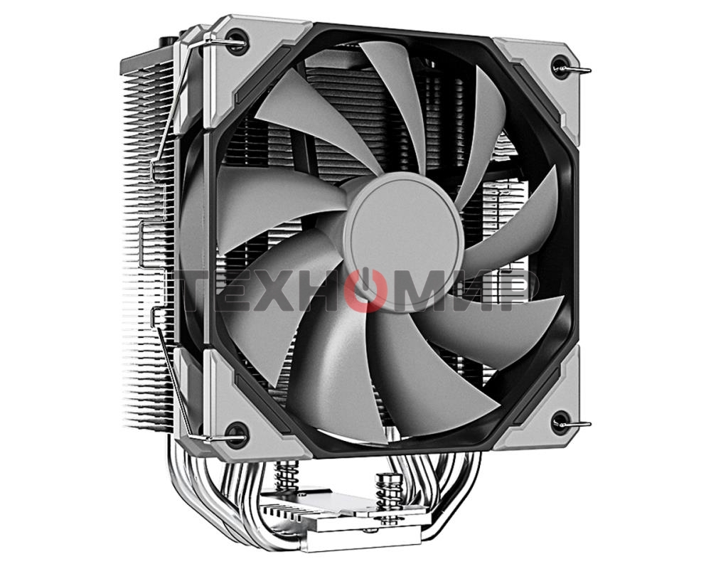 Кулер Cooler ID-Cooling SE-214-XT BASIC черный/серебристый 120мм алюминий+медь 1800rpm 27db 4-pin 180W 150мм