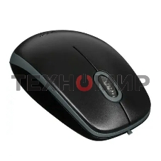 Мышь проводная Logitech M110 Silent черный, 1000 dpi, USB, кнопки - 3