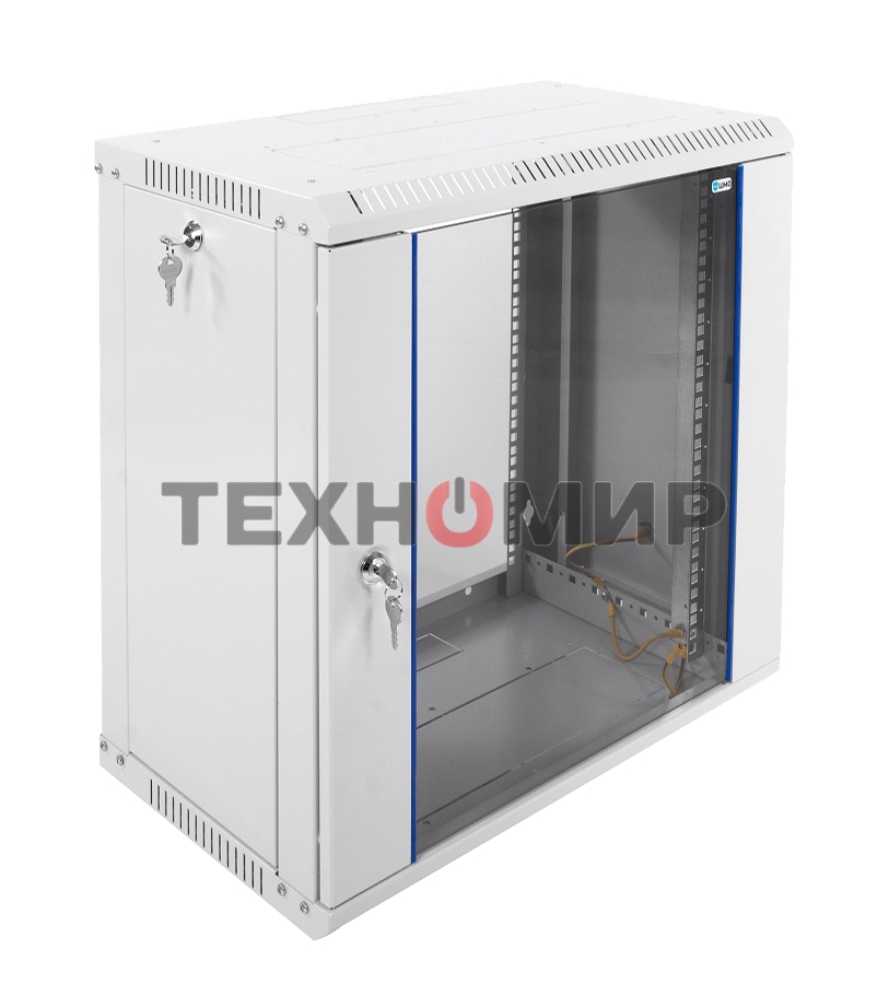 Шкаф телеком. настенный разборный 12U (600х350) дверь стекло (ШРН-Э-12.350) (1 коробка)