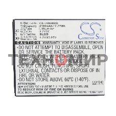 Аккумулятор CameronSino CS-LVA808SL BL229 для Lenovo A806,A806T,A8 3.7V, 2100mAh, 7.77Wh