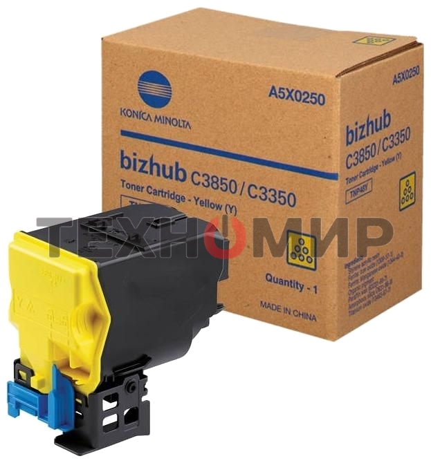 Тонер-картридж Konica-Minolta bizhub C3350/C3850 желтый TNP-48Y