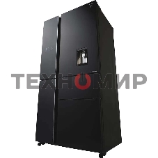 Холодильник Sharp SJWX99ABK серый, трехкамерный морозилка снизу 423/179л