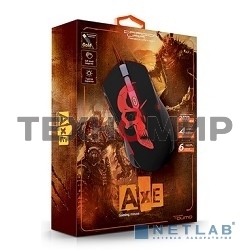 Мышь проводная Qumo Dragon War Axe M07 черный, 2400 dpi, USB, кнопки - 6