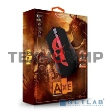 Мышь проводная Qumo Dragon War Axe M07 черный, 2400 dpi, USB, кнопки - 6