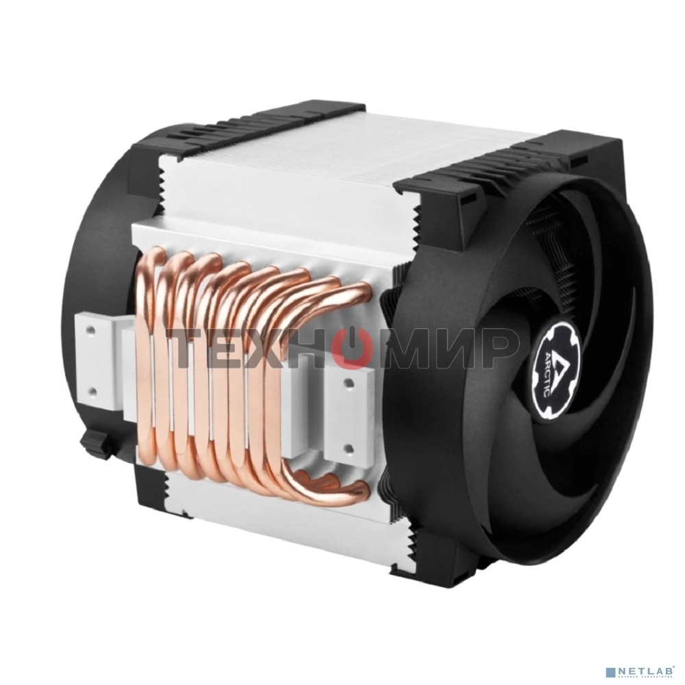 Вентилятор для процессора Arctic Freezer 4U-M Rev. 2 серебристый/черный, 120 мм, алюминий/медь, 2300 об/мин, 40 дБ, 4 pin, 350 Вт, 145 мм