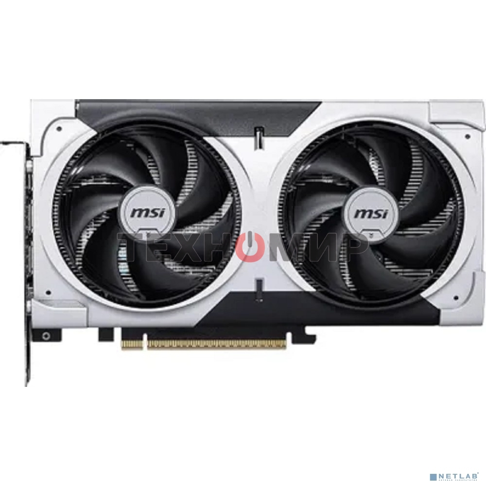 Видеокарта MSI RTX 5060 Ti VENTUS 2X OC PLUS, NVIDIA RTX 5060 Ti, 16 ГБ GDDR7, 128 бит, PCI-e 5.0, 1xHDMI, 3xDP, 2602 МГц