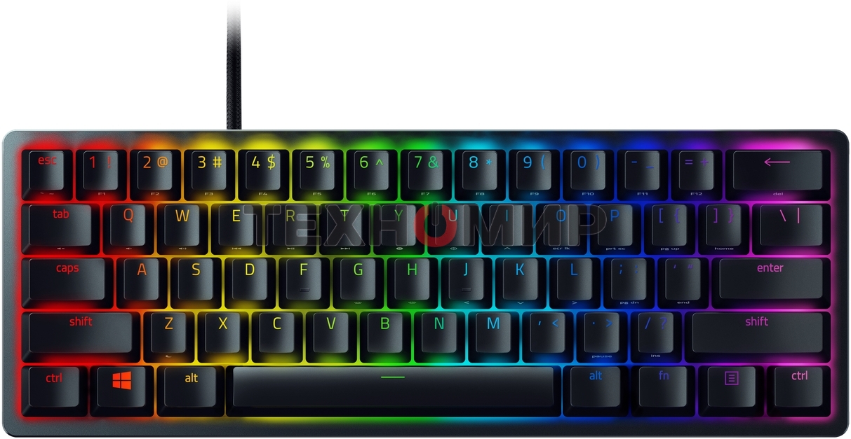 Клавиатура Razer Huntsman Mini проводная, USB, чёрный
