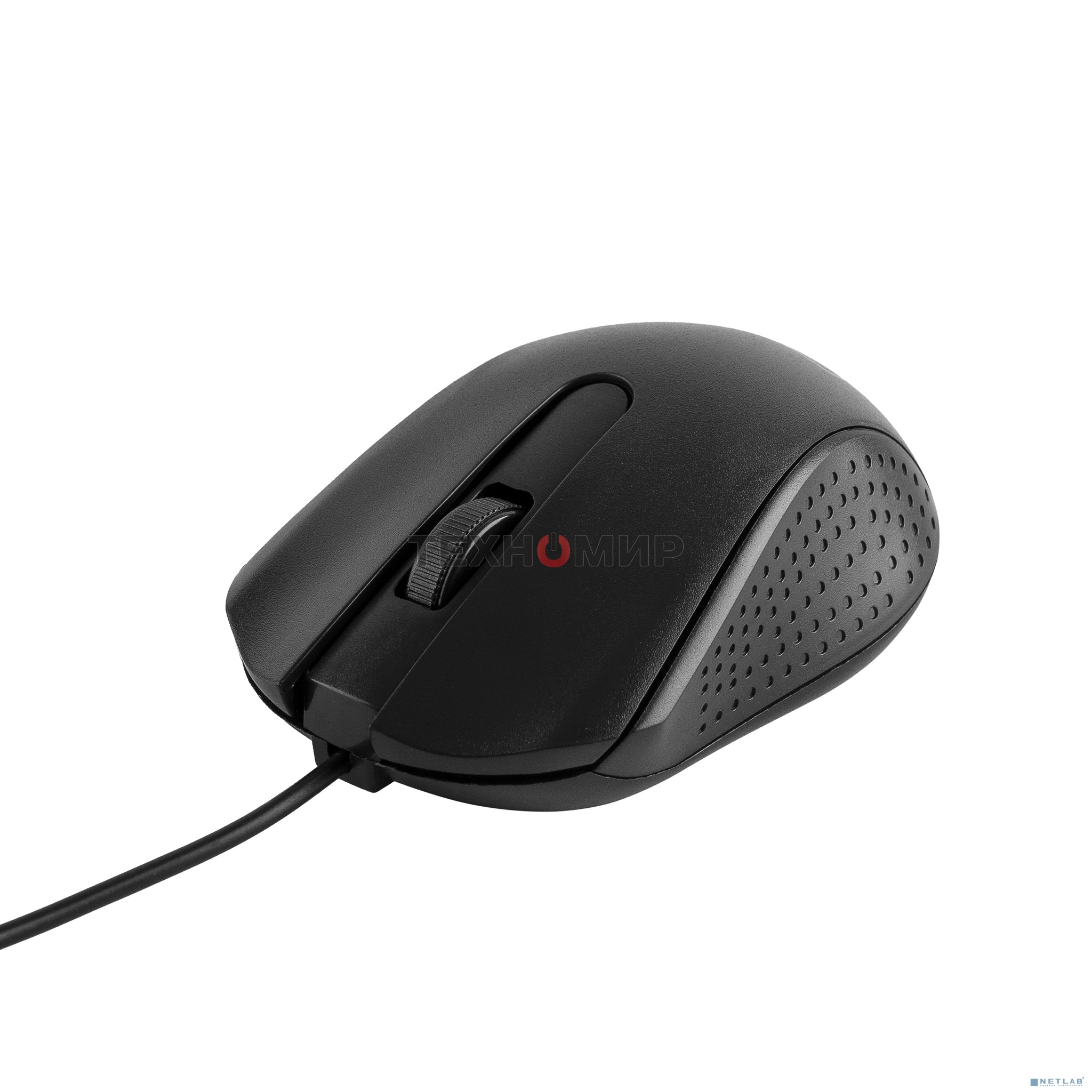 Мышь проводная CBR CM 123 черный, 1000 dpi, USB, кнопки - 3