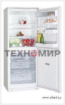 Холодильник Atlant XM-4012-080 серебристый двухкамерный 201/101л морозилка снизу
