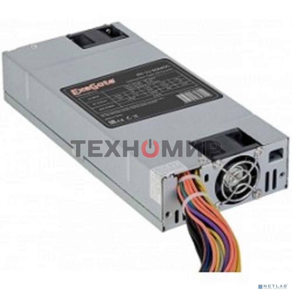 Блок питания серверный 600W ExeGate (RM-1U-600ADS) APFC,универсальный для 1U, 24pin/2x(4+4)pin, 5xSATA,4xIDE