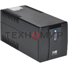 Источник бесперебойного питания Line-interactive 1,2кВА/720Вт, фаза 1/1, LCD дисплей, с АКБ 2х7AH, USB, Schuko