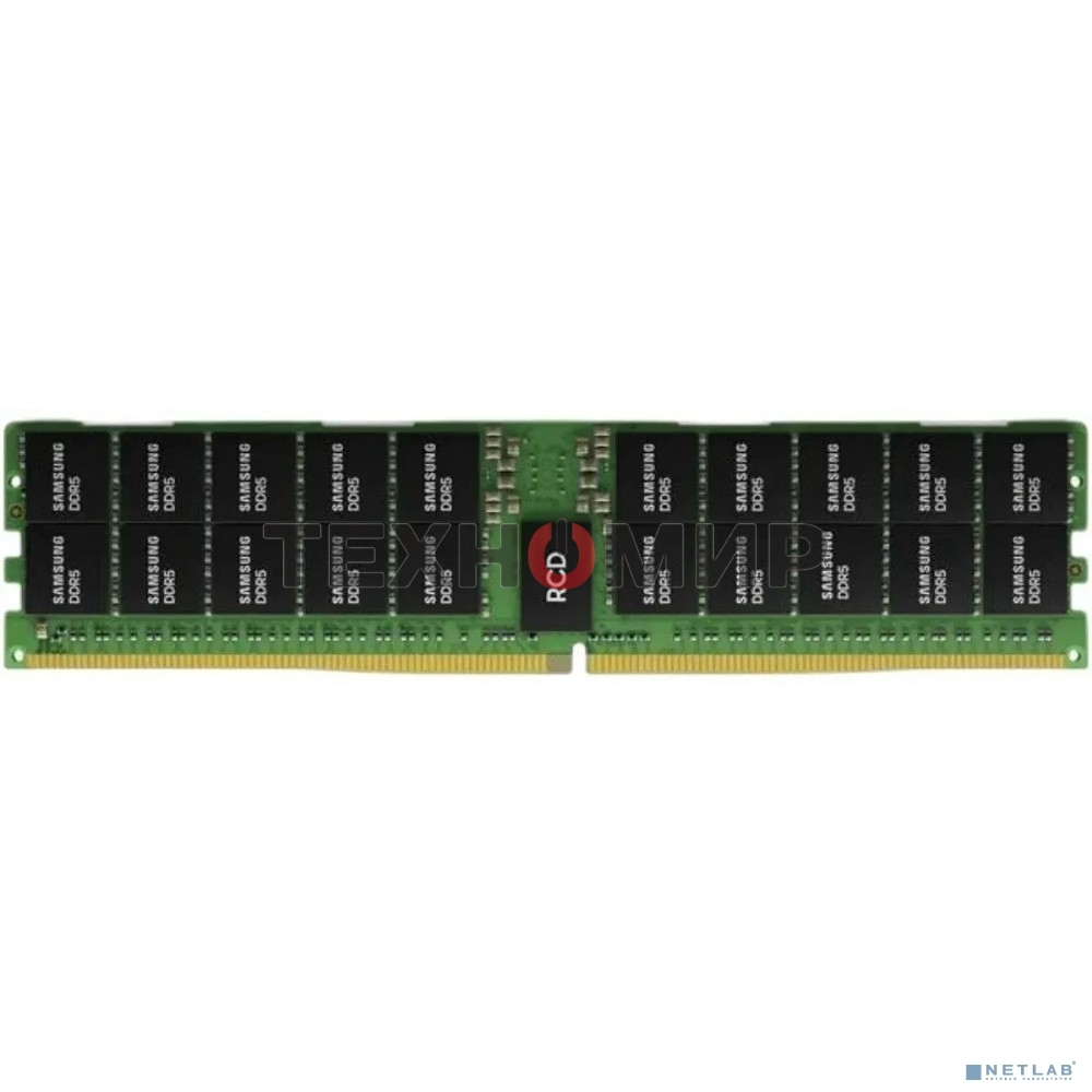 Оперативная память Samsung, DDR5, 64Gb (1x64 Gb), 6400 MHz, CL52, ECC, RDIMM, OEM