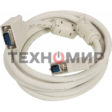 Кабель SVGA Ningbo CAB016S-10F VGA HD15 (m)/VGA HD15 (m) 3м феррит.кольца