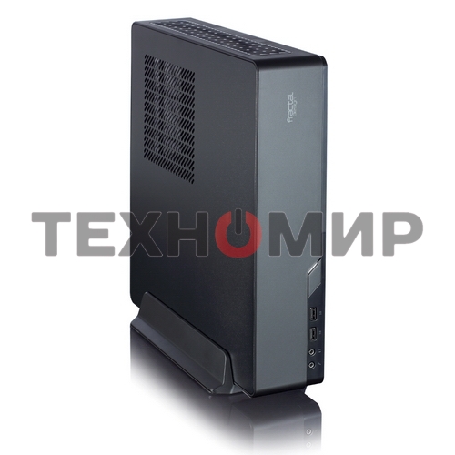 Корпус Fractal Design Node 202 черный w/o PSU miniITX 2x120mm 2xUSB3.0 audio bott PSU