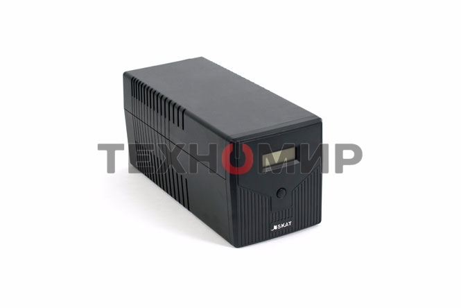 Источник бесперебойного питания SKAT-UPS 1000/600 ИБП 220В 600Вт 2 АКБ 7Ач внутр. меандр. стабилизация напряжения