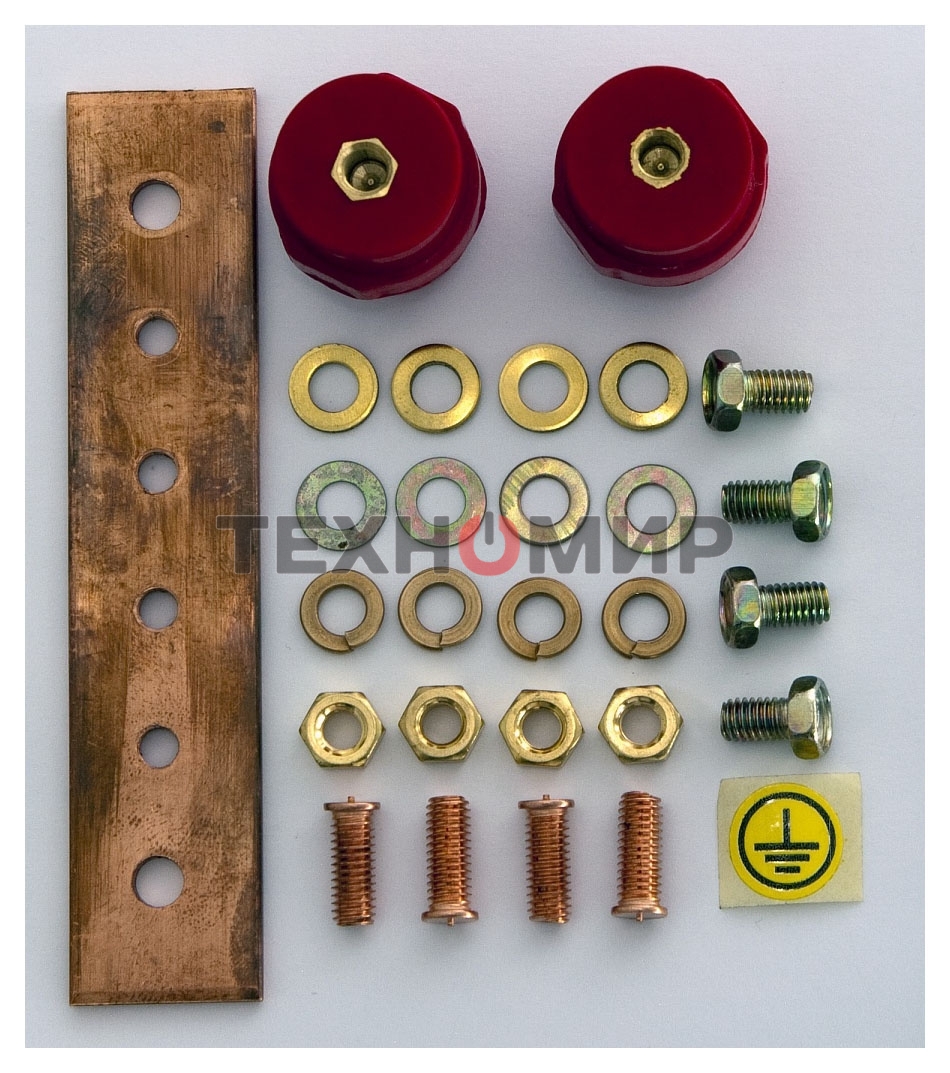 Комплект заземления для шкафов (шина заземления+винты) Hyperline TGRB-SET (упак.:1шт)