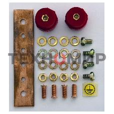 Комплект заземления для шкафов (шина заземления+винты) Hyperline TGRB-SET (упак.:1шт)