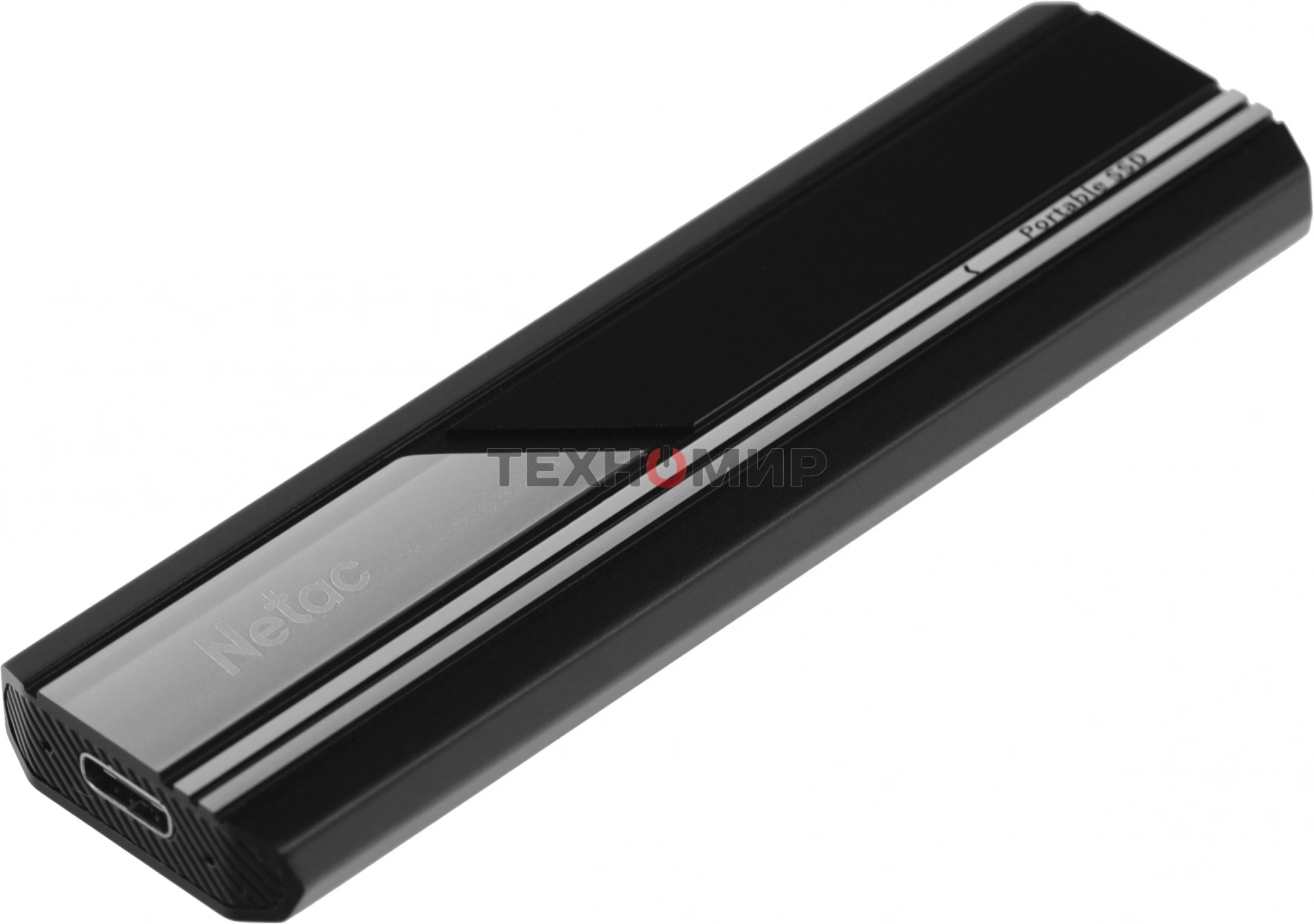 Внешний SSD Netac ZX10, 2TB, USB 3.2 Gen 2 Type-C, R/W 1050/1050, черный