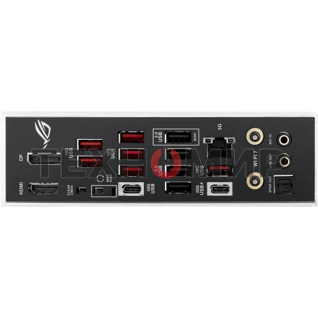 Материнская плата ASUS ROG STRIX B850-E GAMING WIFI, AM5, AMD B850, 4xDDR5, 4xSATA, 5xM.2, 1xPCI-E 5.0 x16, 1xPCI-E 4.0 x16, 1xRealtek 5Gb Ethernet, 1xUSB-C 4, 1xUSB-C 20Gbps, 6xUSB-A 10Gbps, 4xUSB-A 2.0, 3x3.5 мм, 7.1, ATX