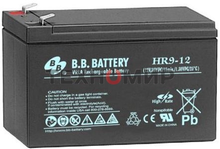 Батарея для ИБП B.B.Battery HR 9-12 (12V 9Ah)
