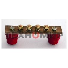 Комплект заземления для шкафов (шина заземления+винты) Hyperline TGRB-SET (упак.:1шт)