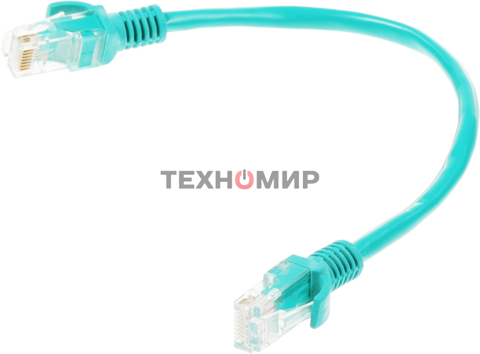 Патч-корд UTP Cablexpert cat.5e 0.25м, литой, многожильный, зеленый