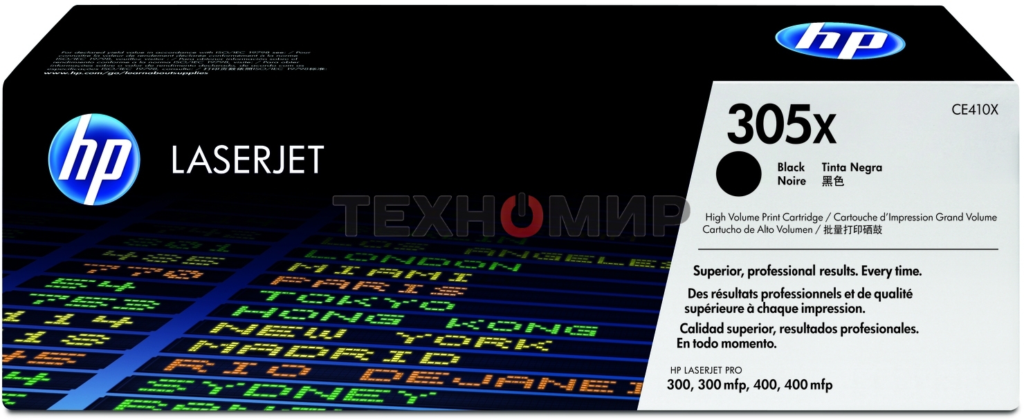 Картридж лазерный HP CE410X черный CLJ Pro 300 Color M351/Pro 400 Color M451/Pro 300 Color MFP M375/Pro 400 Color MFP M475 (4 000 стр.)