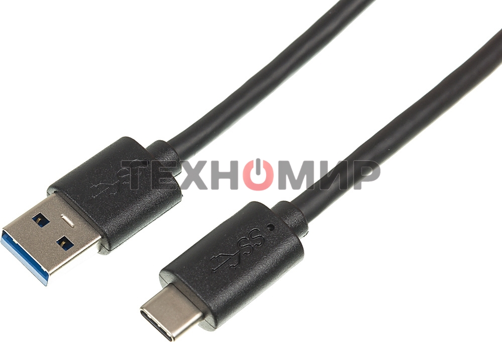 Кабель Buro BHP USB-TPC-3 USB 3.0 A(m) USB Type-C (m) 3м черный