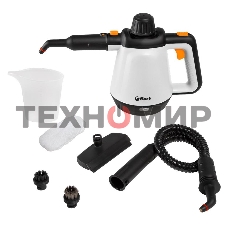 Пароочиститель Bort BDR-2800-RR Мощность 1300 Вт; Макс 3,2 бар; подача пара 35 г/мин; Температура 133 °С; Емкость бачка 450 мл гарантия 2 г 93410969