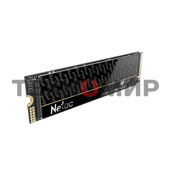 Накопитель SSD Netac NV7000-T, 1Tb, M.2 2280, PCIe 4.0 x4, NVMe, R/W 7300/6600, с радиатором