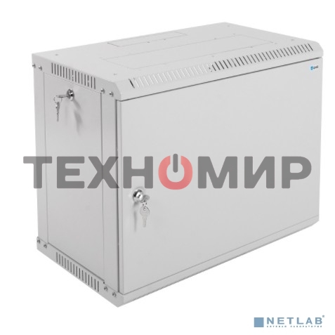Шкаф телеком. настенный разборный 9U (600х350) дверь металл (ШРН-Э-9.350.1)