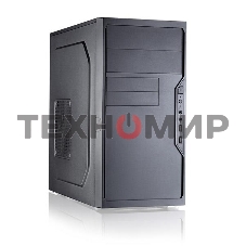 Компьютерный корпус с блоком питания 450Вт. Case Foxline FL-733, mATX, 2x5.25EXT, 2x3.5EXT, 5x3.5INT, 2xUSB 2.0, HDA, w/o FAN, w/450W ATX PSU, w/1.2m EU pwr cord