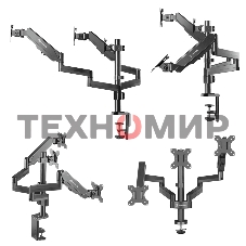 Кронштейн (держатель) ONKRON G280 для трех мониторов 13