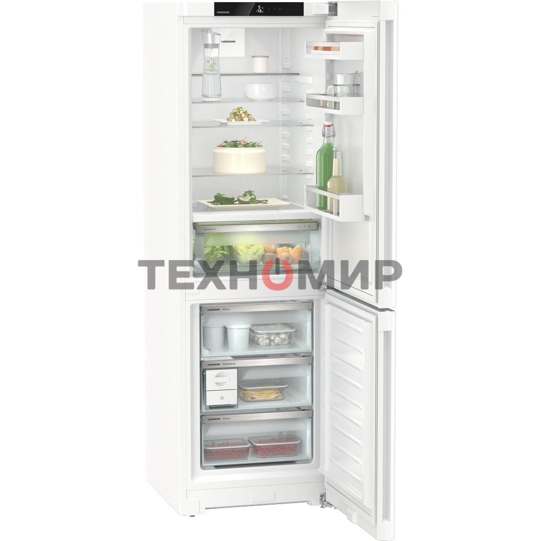 Холодильник Liebherr CBNC 5223-22 001 белый двухкамерный 216/94л морозилка снизу, No Frost