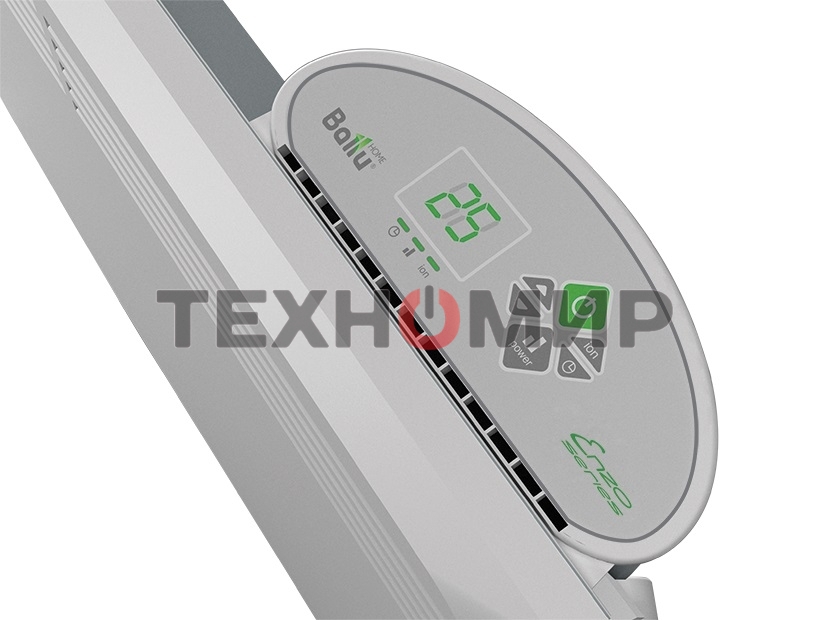 Конвектор электрический Ballu Enzo BEC/EZER-1000 белый, 1000 Вт, 15 м2, термостат, дисплей